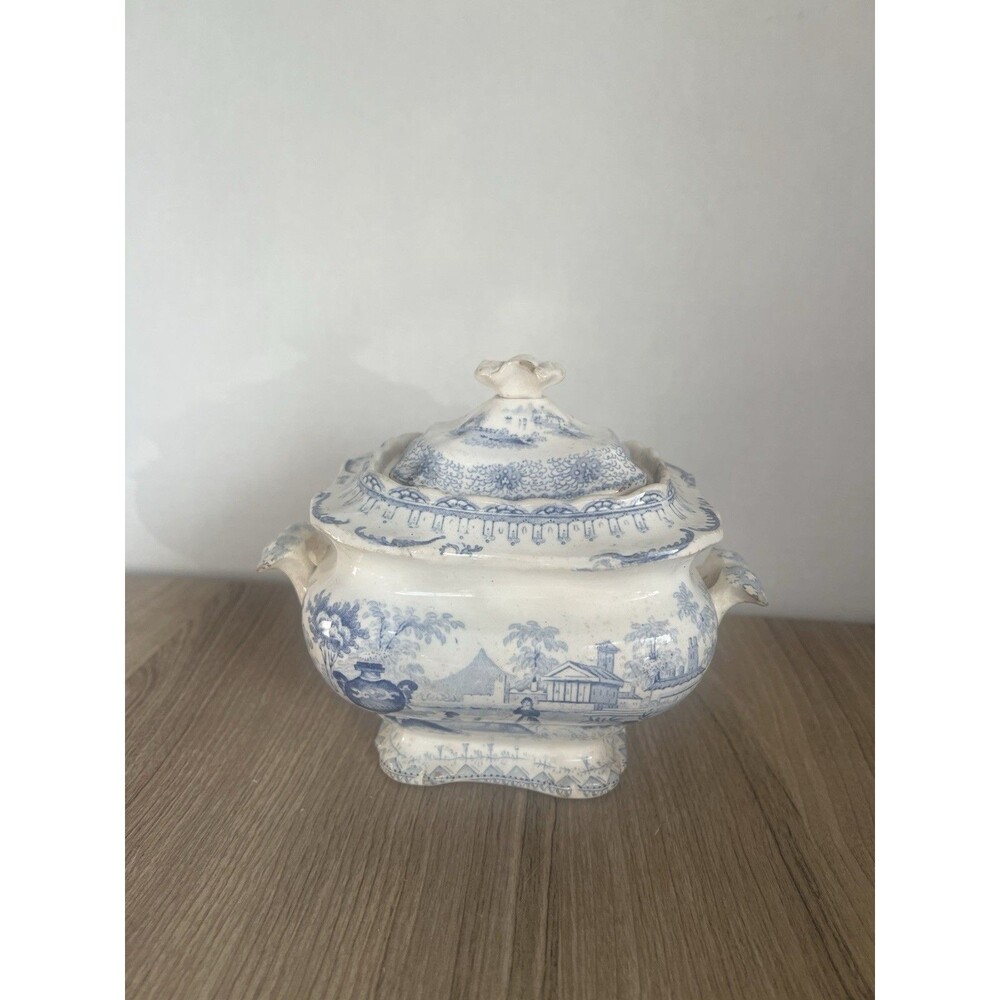 Antique T. MAYER STOKE-ON-TRENT Lidded Sugar Bowl Canova 1920’s